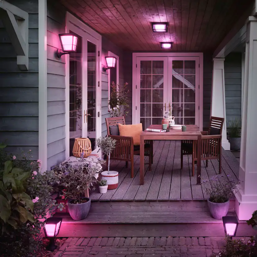 Fasadbelysning Philips Hue Econic Fyrkantig