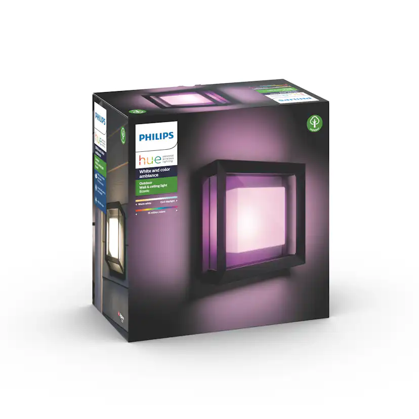 Fasadbelysning Philips Hue Econic Fyrkantig