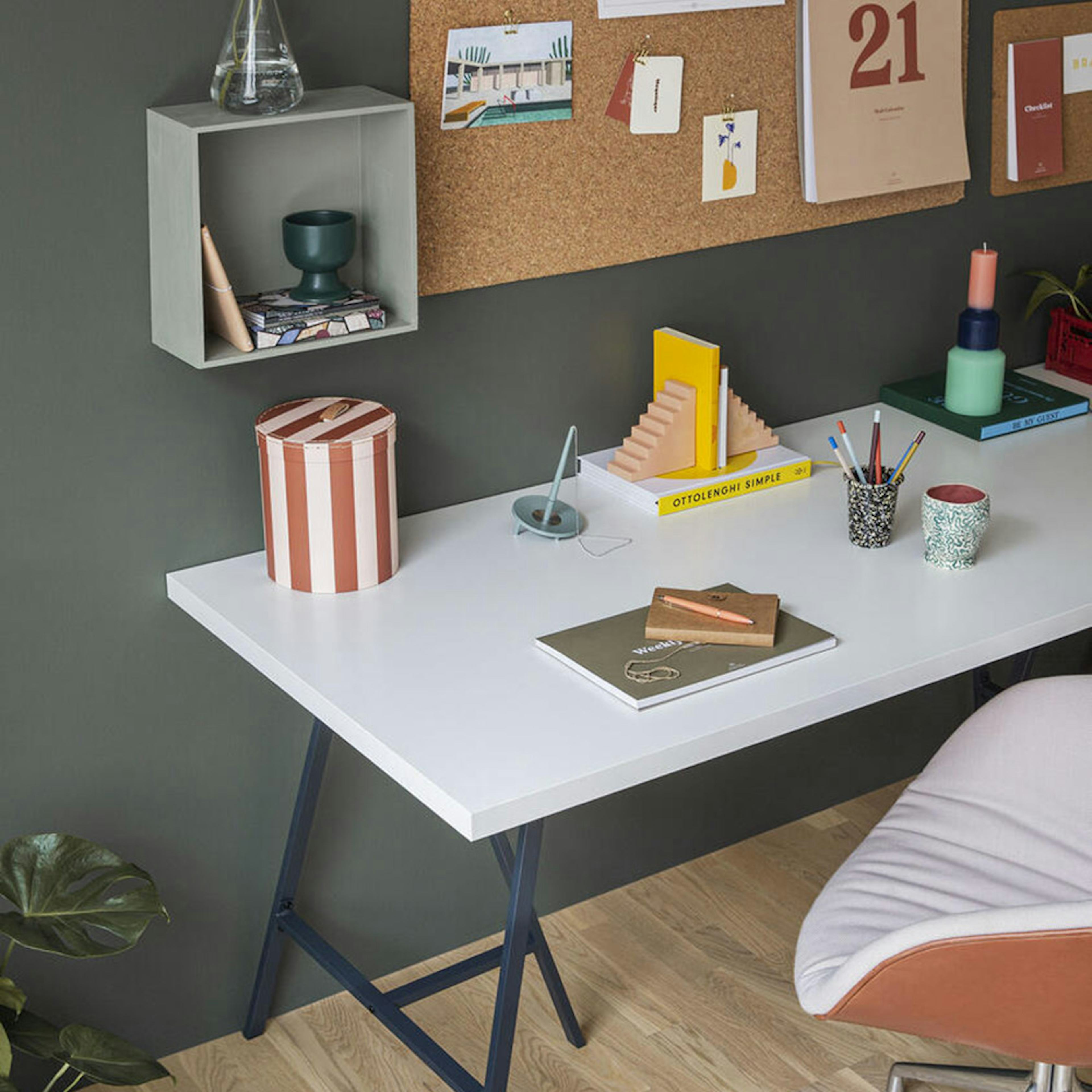 Trägolv Tarkett Shade Ek Cream White, 3-Stavs Parkettgolv