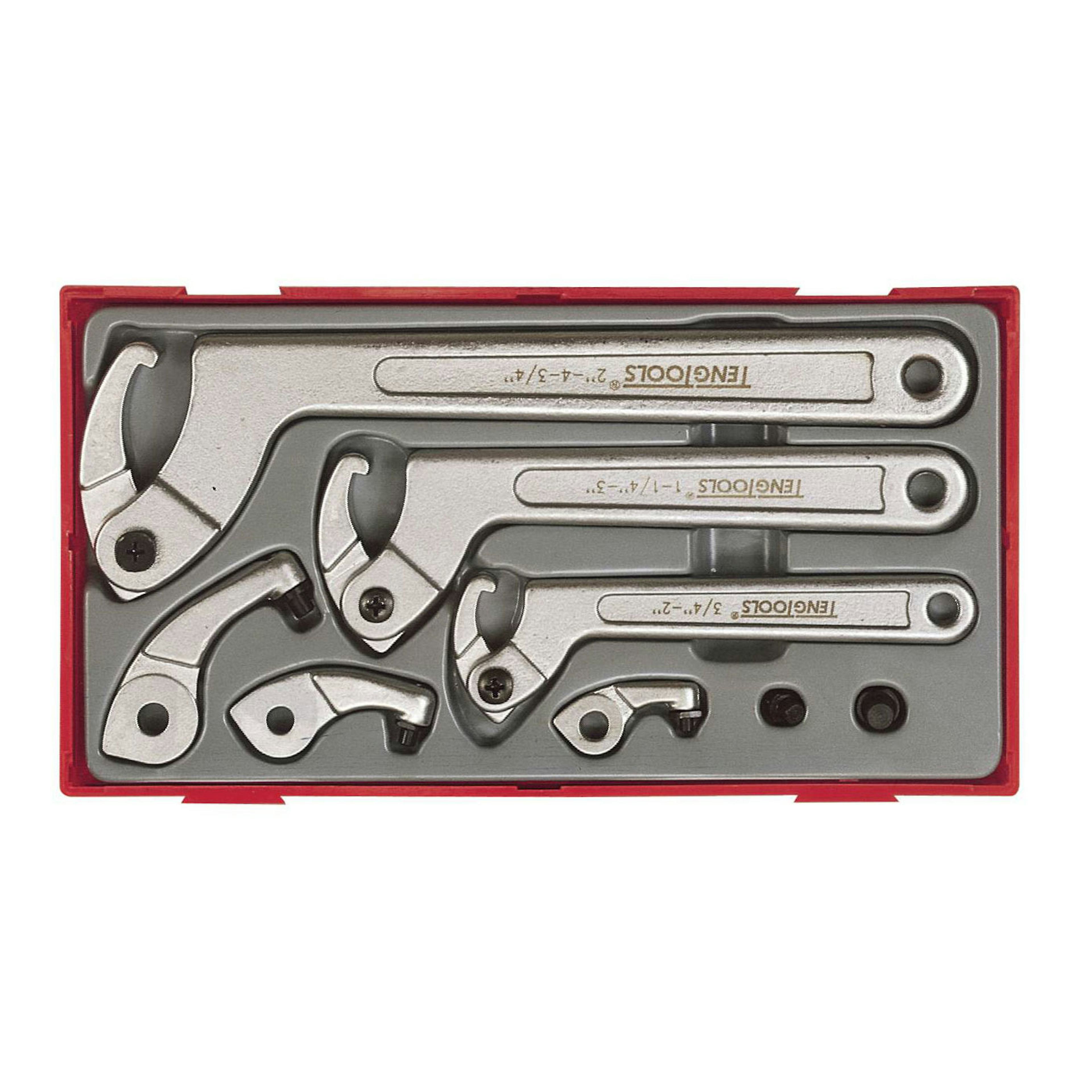 Haknyckelsats 8 delar Teng Tools TTHP08