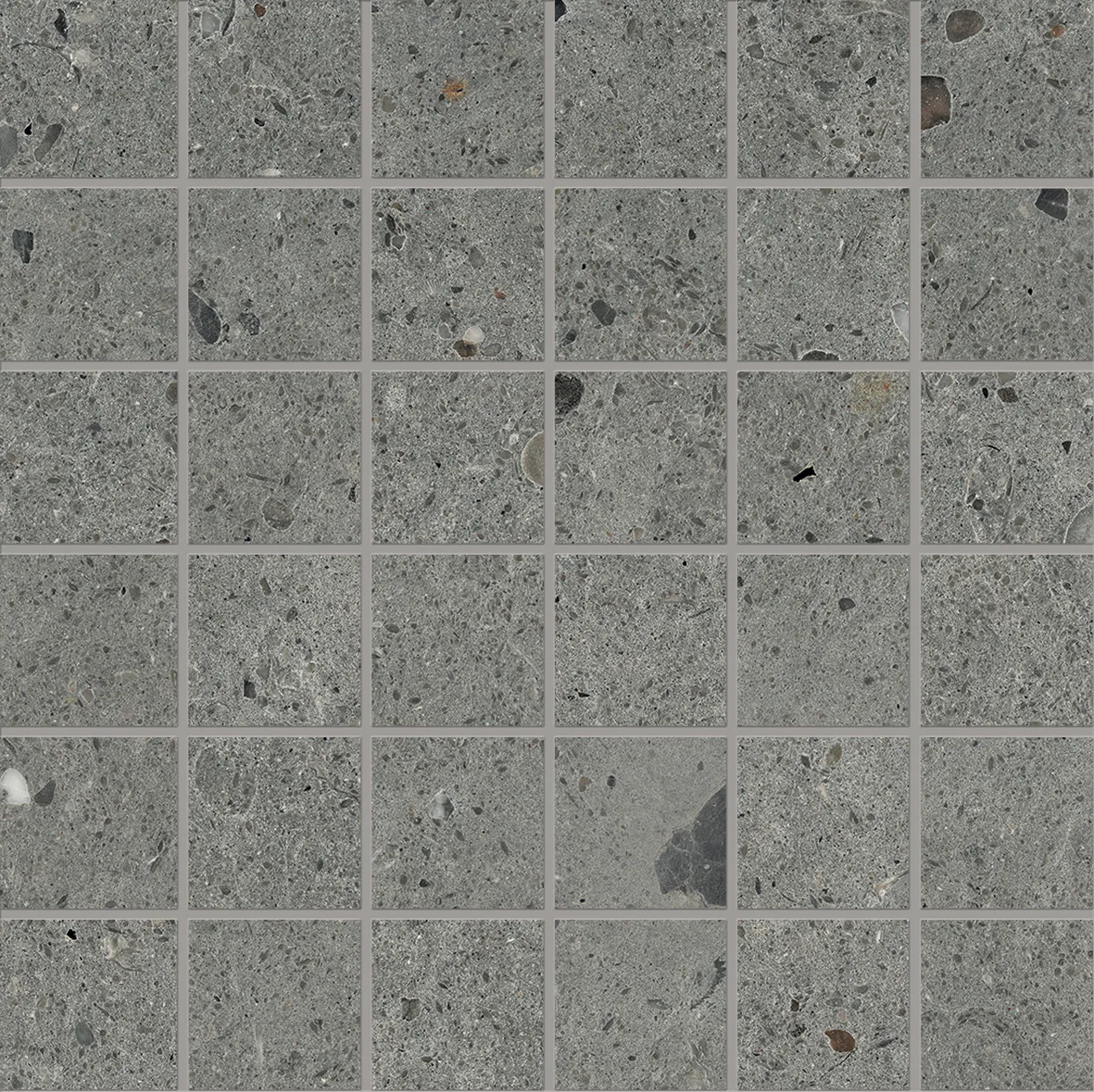 Mosaik Lhådös Slite antracite mosaik 5x5 cm