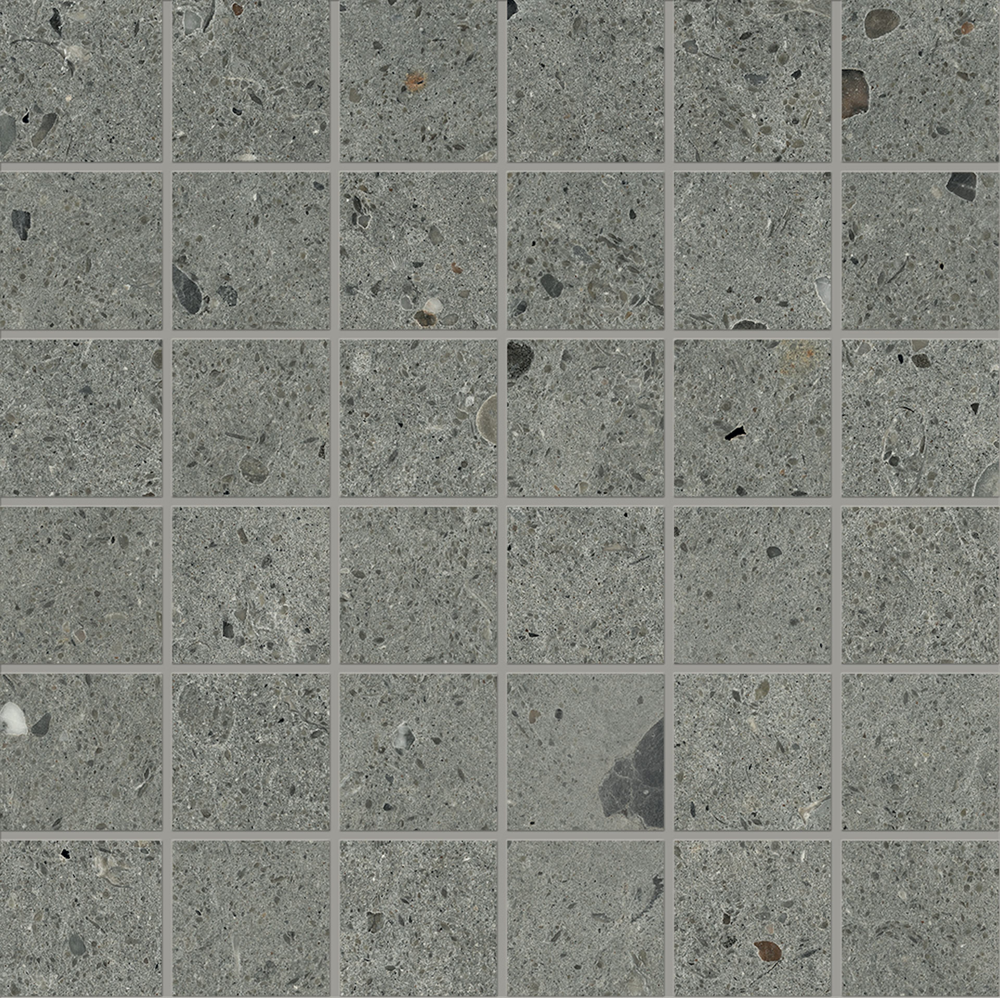 Mosaik Lhådös Slite antracite mosaik 5x5 cm