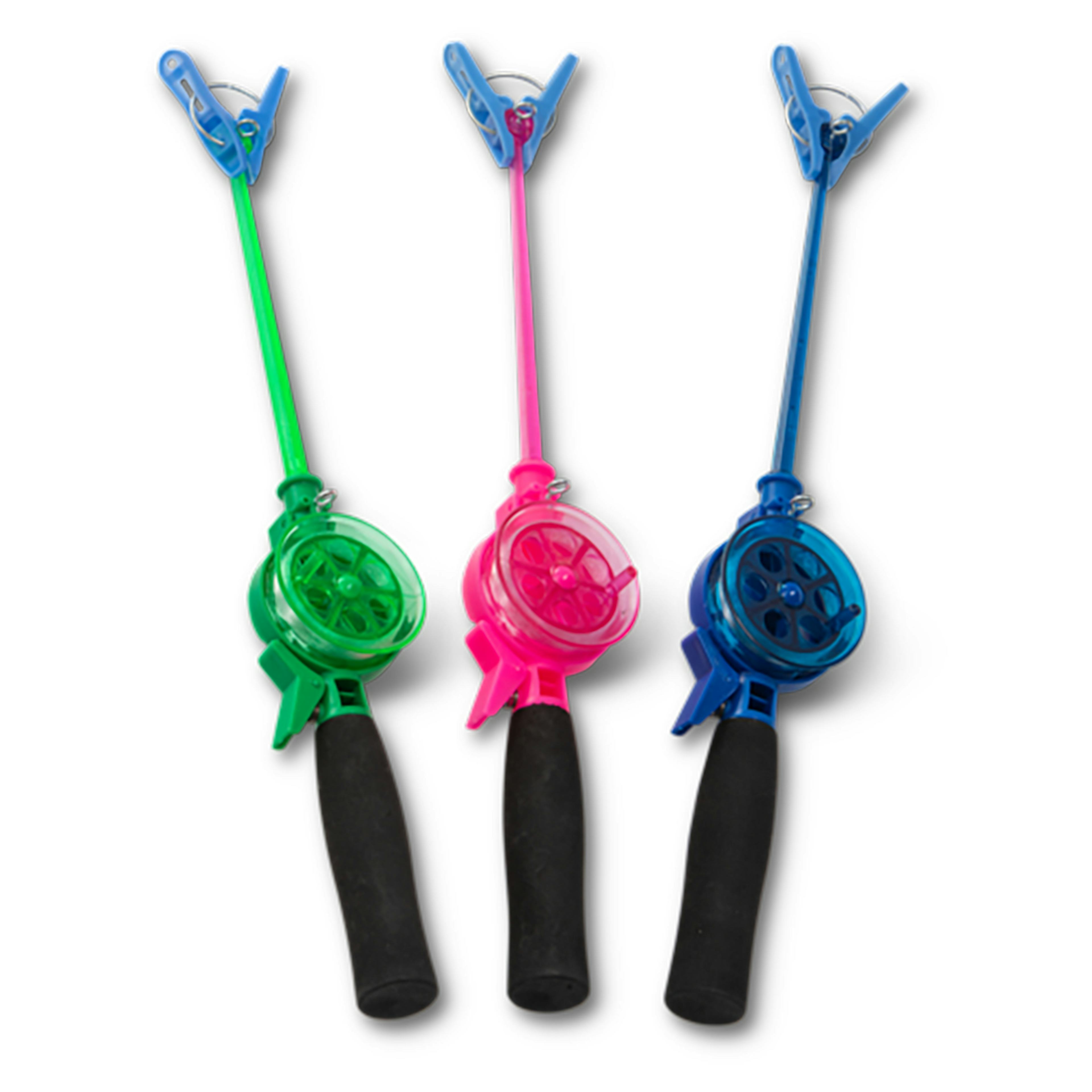 Fiskespö Briv Krabbfiskeset Rosa/Blå/Grön