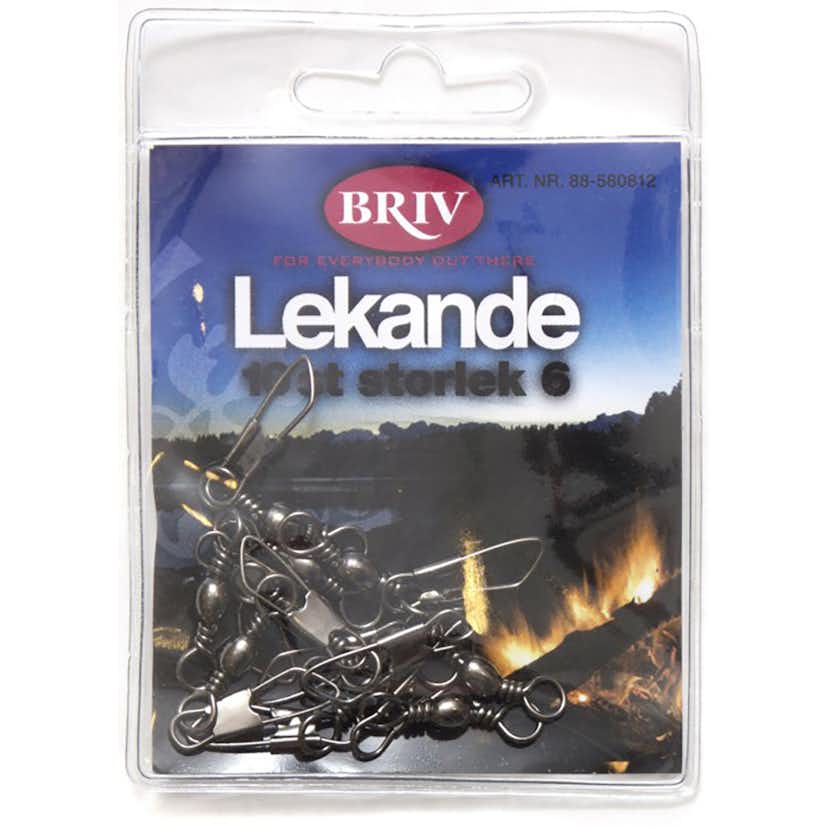 Fiskekrok Briv Lekande 10-Pack Stl 6