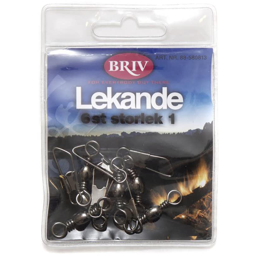Fiskekrok Briv Lekande 6-Pack Stl 1