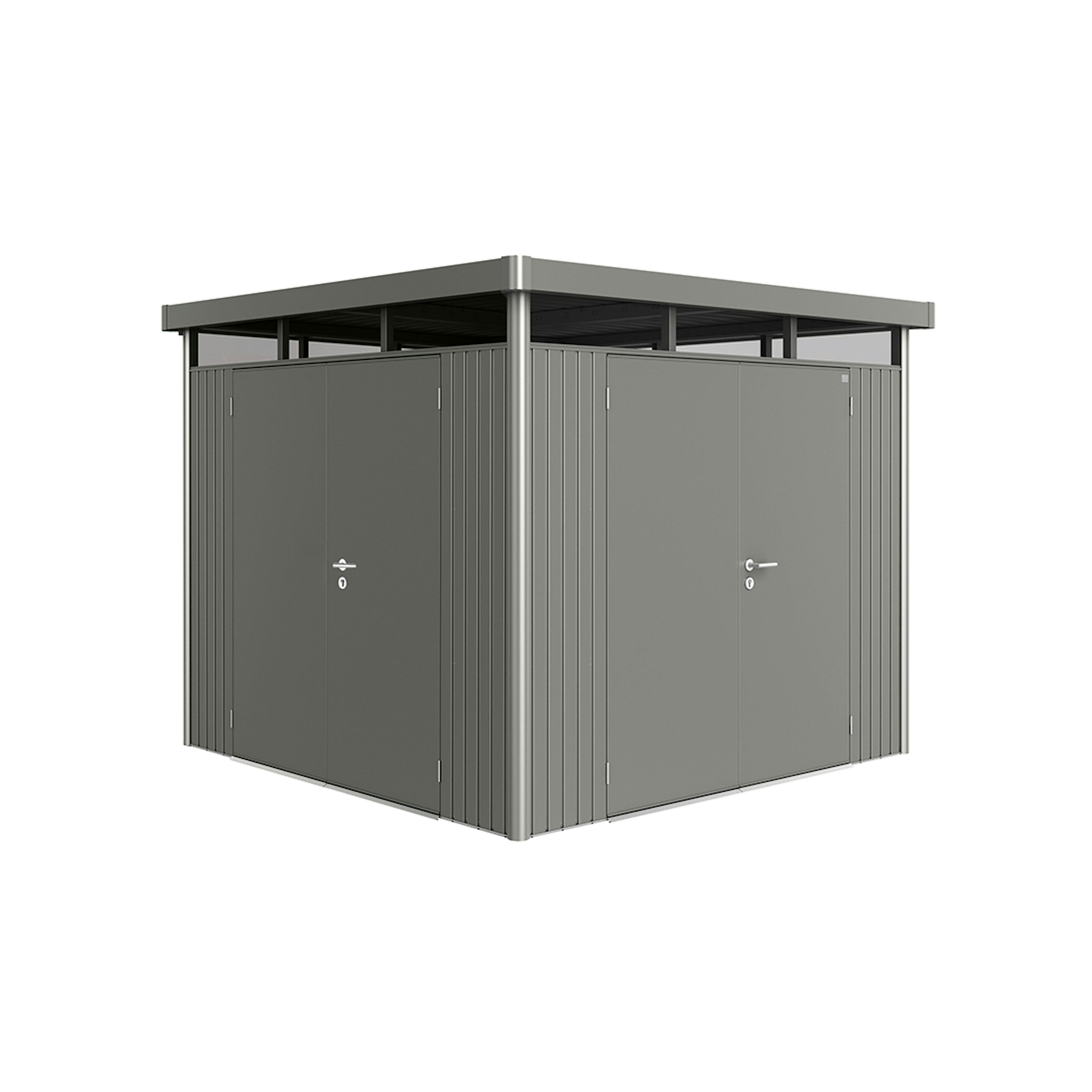 Extra Dubbeldörr Biohort Kvartsgrå  Highline, Avantgarde, Panorama