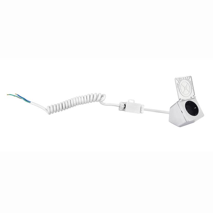 Eluttag med spiralkabel Alterna