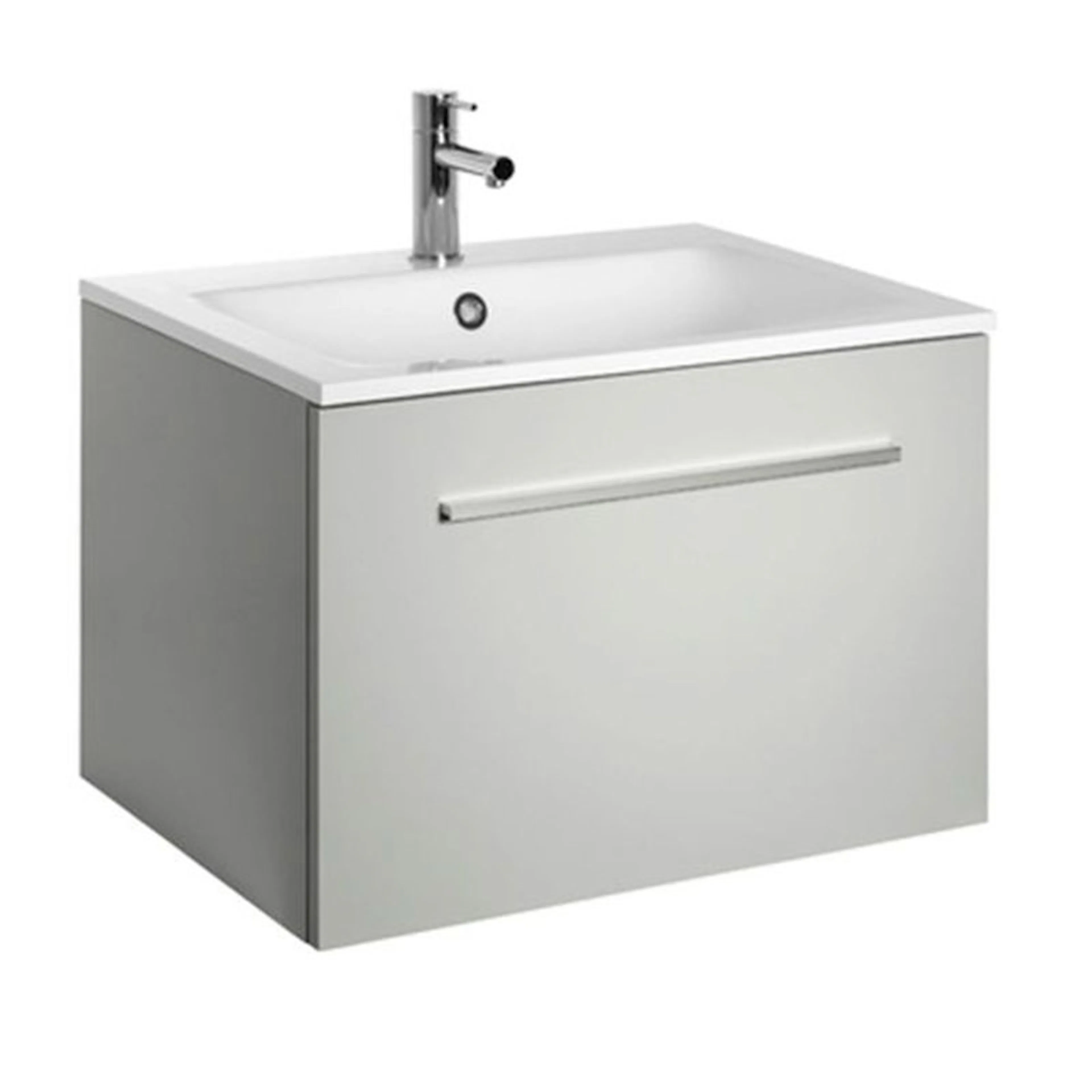 Tvättställsskåp Alterna Ella Aqua med Ariella Tvättställ