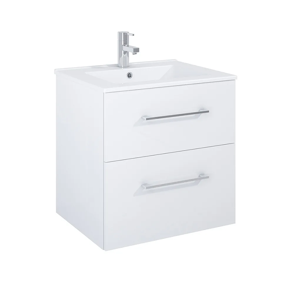 Tvättställsskåp Alterna Isella Kompakt med Ariella Porslin Tvättställ