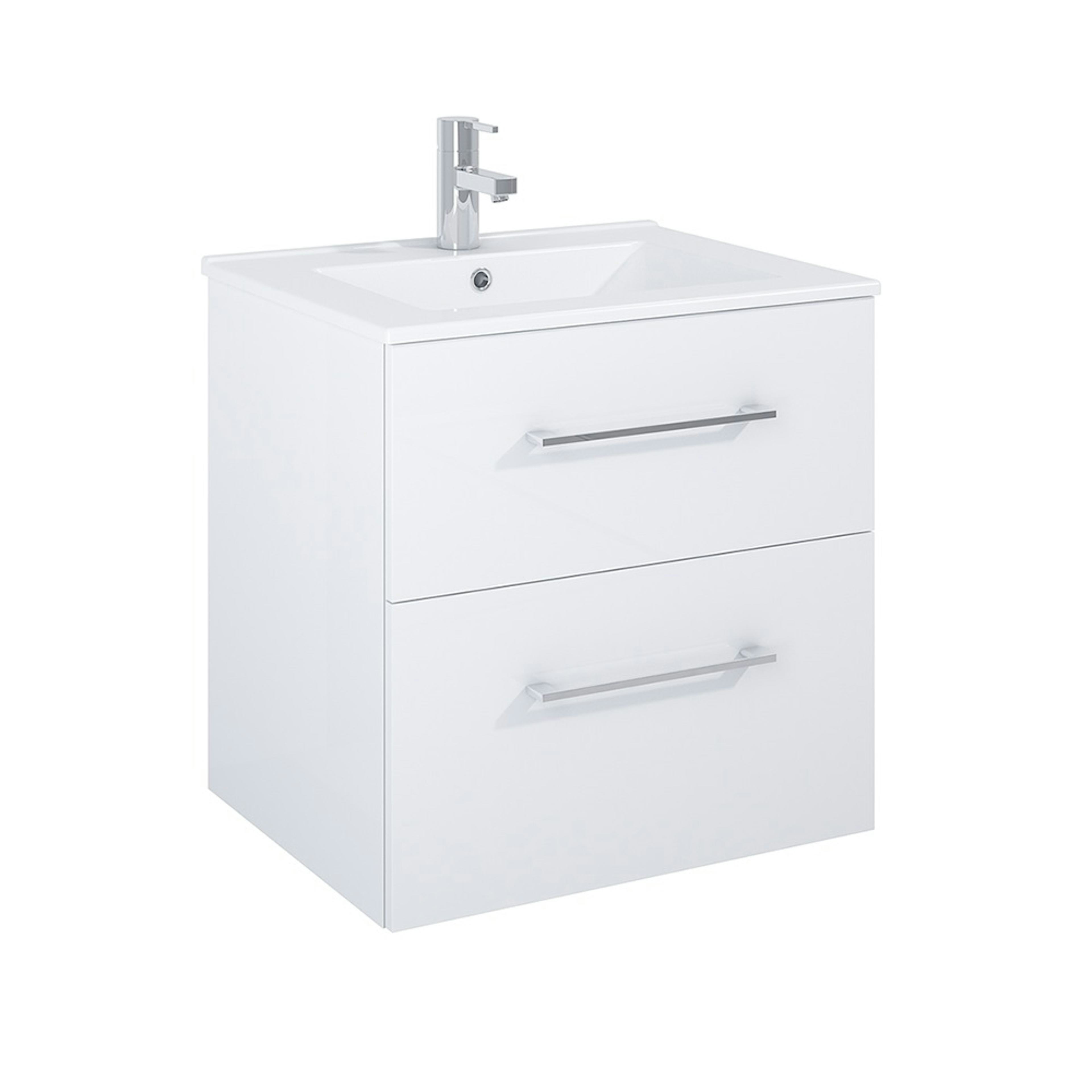 Tvättställsskåp Alterna Isella Kompakt med Ariella Porslin Tvättställ