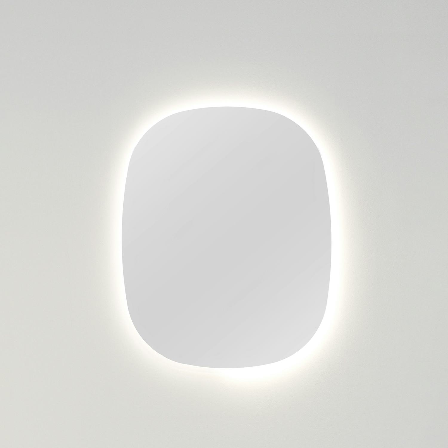 Badrumsspegel Macro Design Vega Oval Ambilight med Bakgrundsbelysning