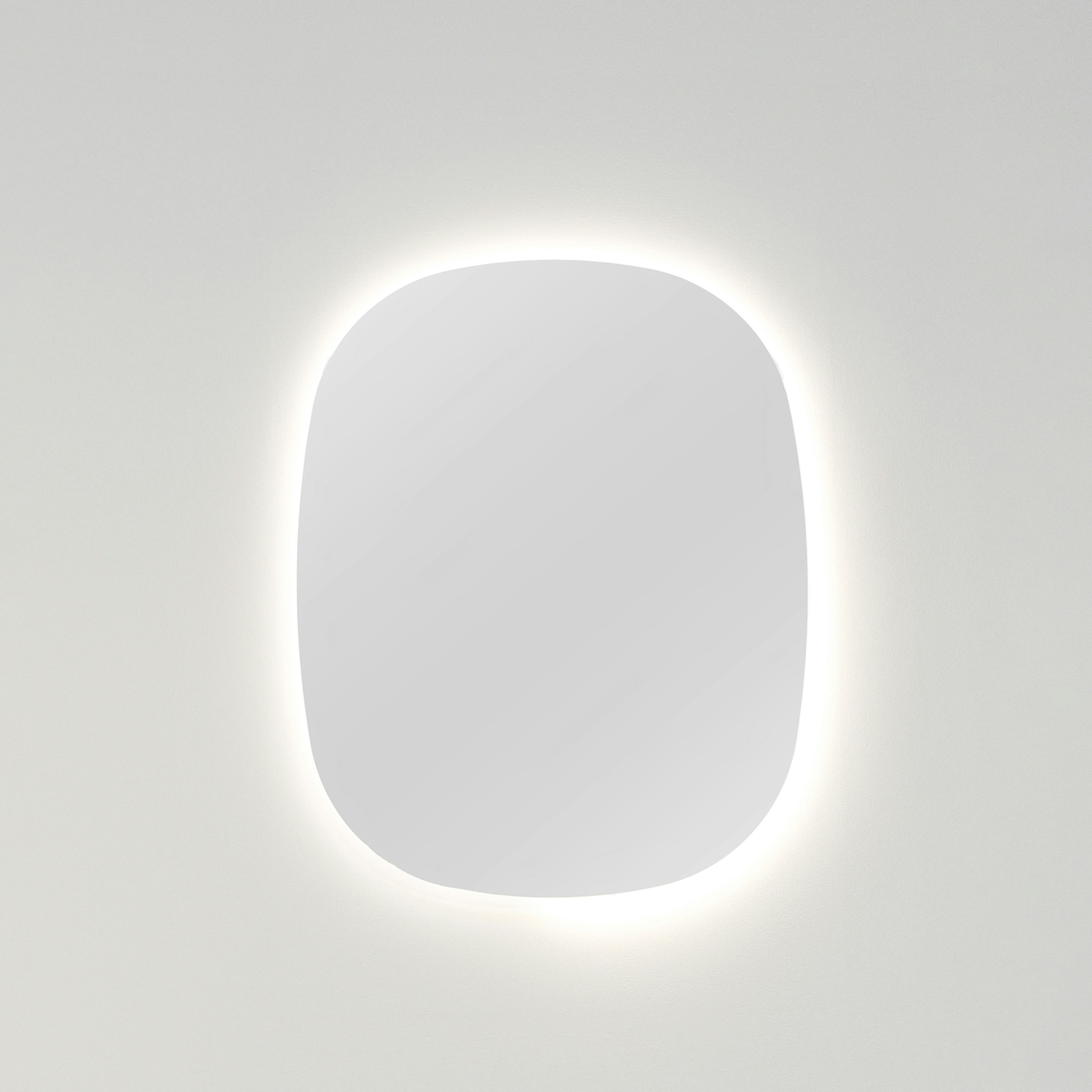 Badrumsspegel Macro Design Vega Oval Ambilight med Bakgrundsbelysning