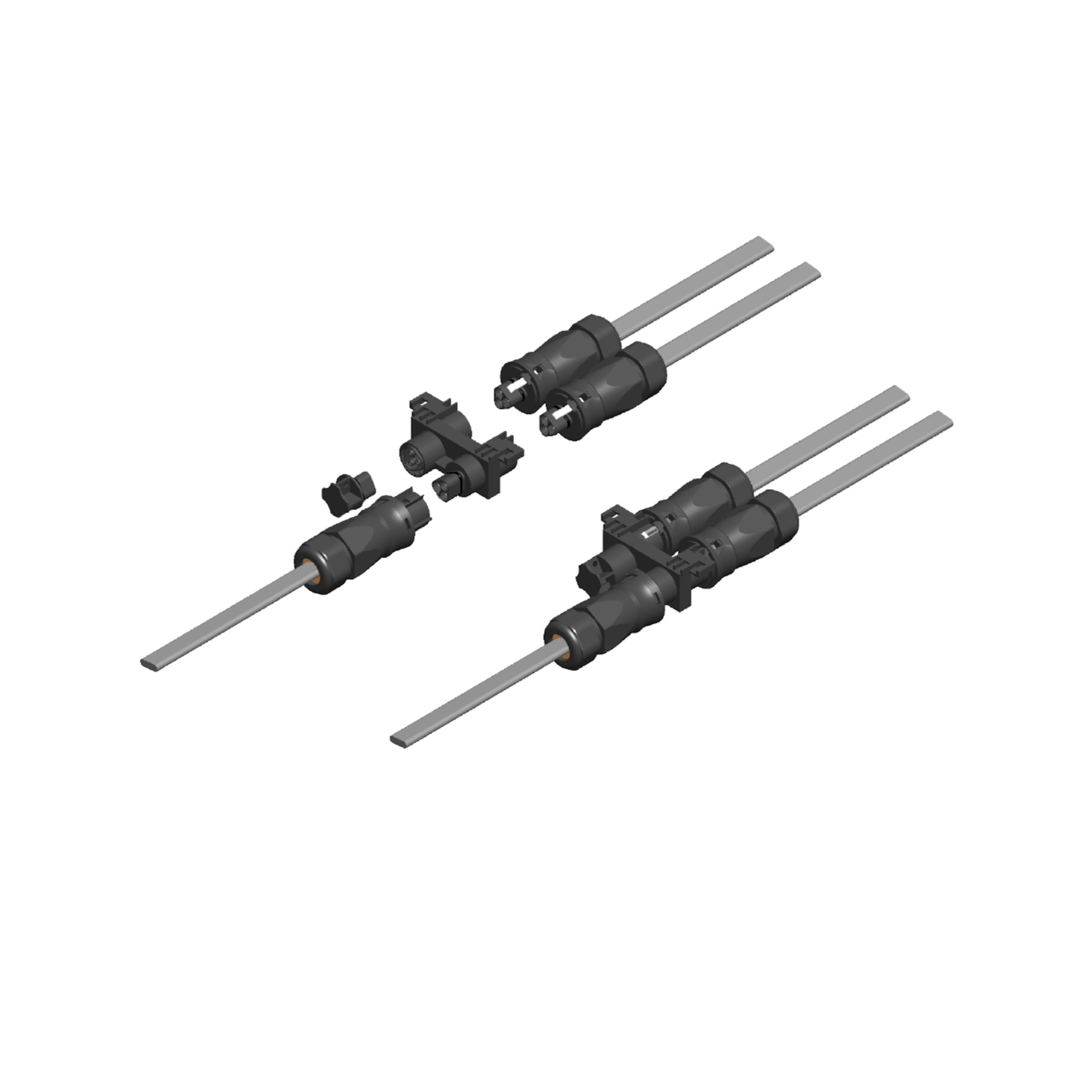 T-förgrening DEVI Kallkabel 2 st Värmekabel