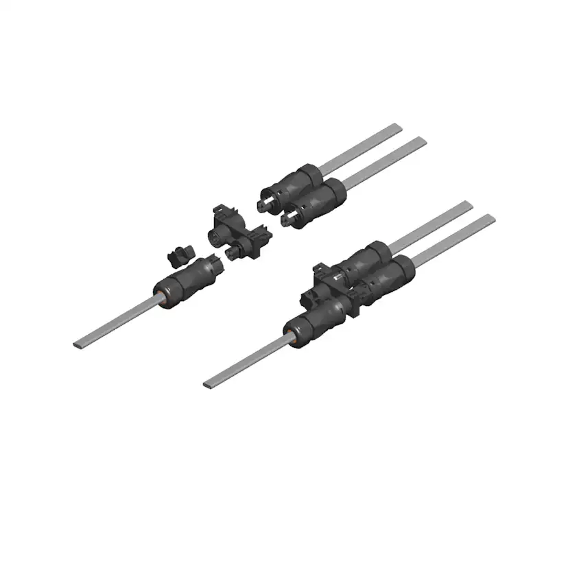 T-förgrening DEVI Kallkabel 2 st Värmekabel