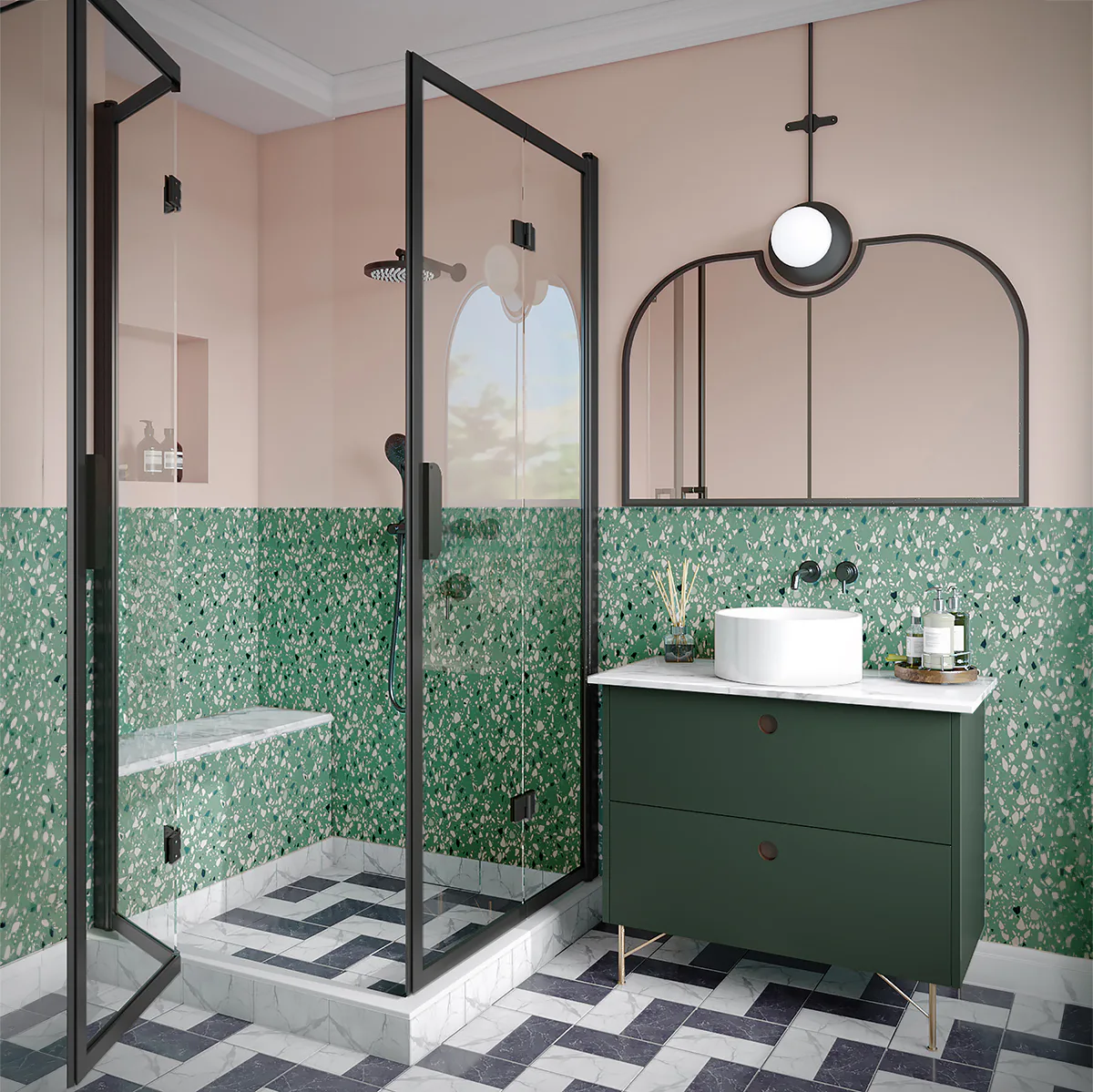 Duschhörn Hietakari Bläk 899 New York Vikbara Dörrar