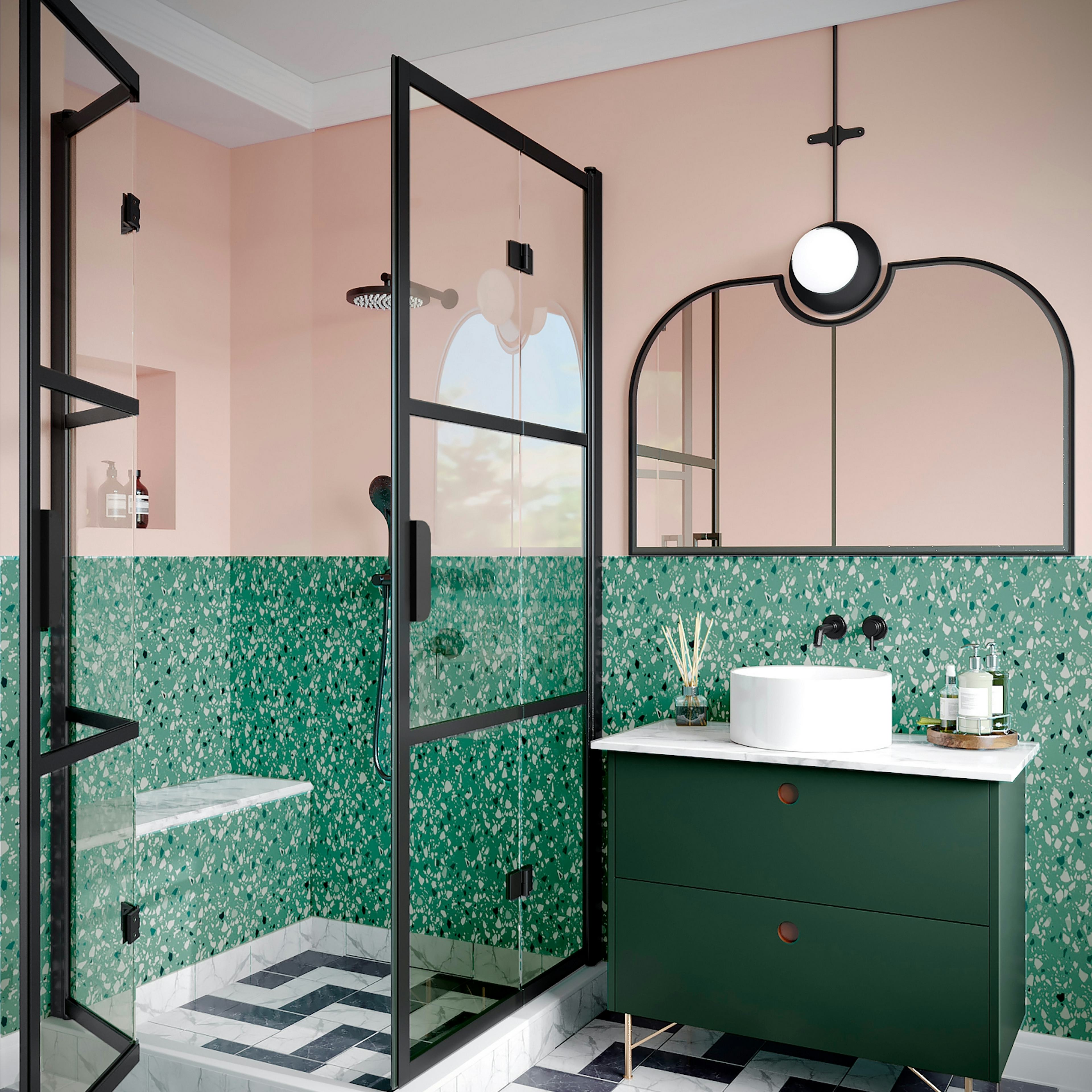 Duschhörn Hietakari Bläk 89A Tokyo Vikbara Dörrar