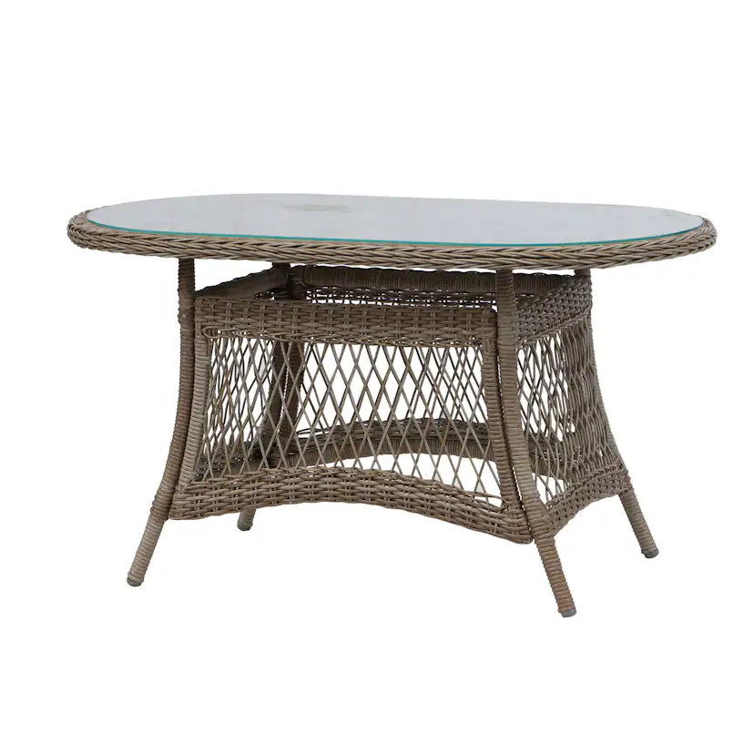 Loungegrupp Baltic Garden Camilla 3-sits soffa med 2 st fåtöljer och soffbord inkl Dynor