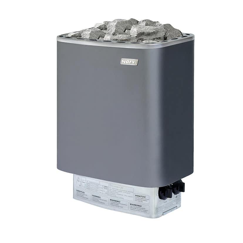 Bastuaggregat Narvi NM med kontroll Grafitgrå