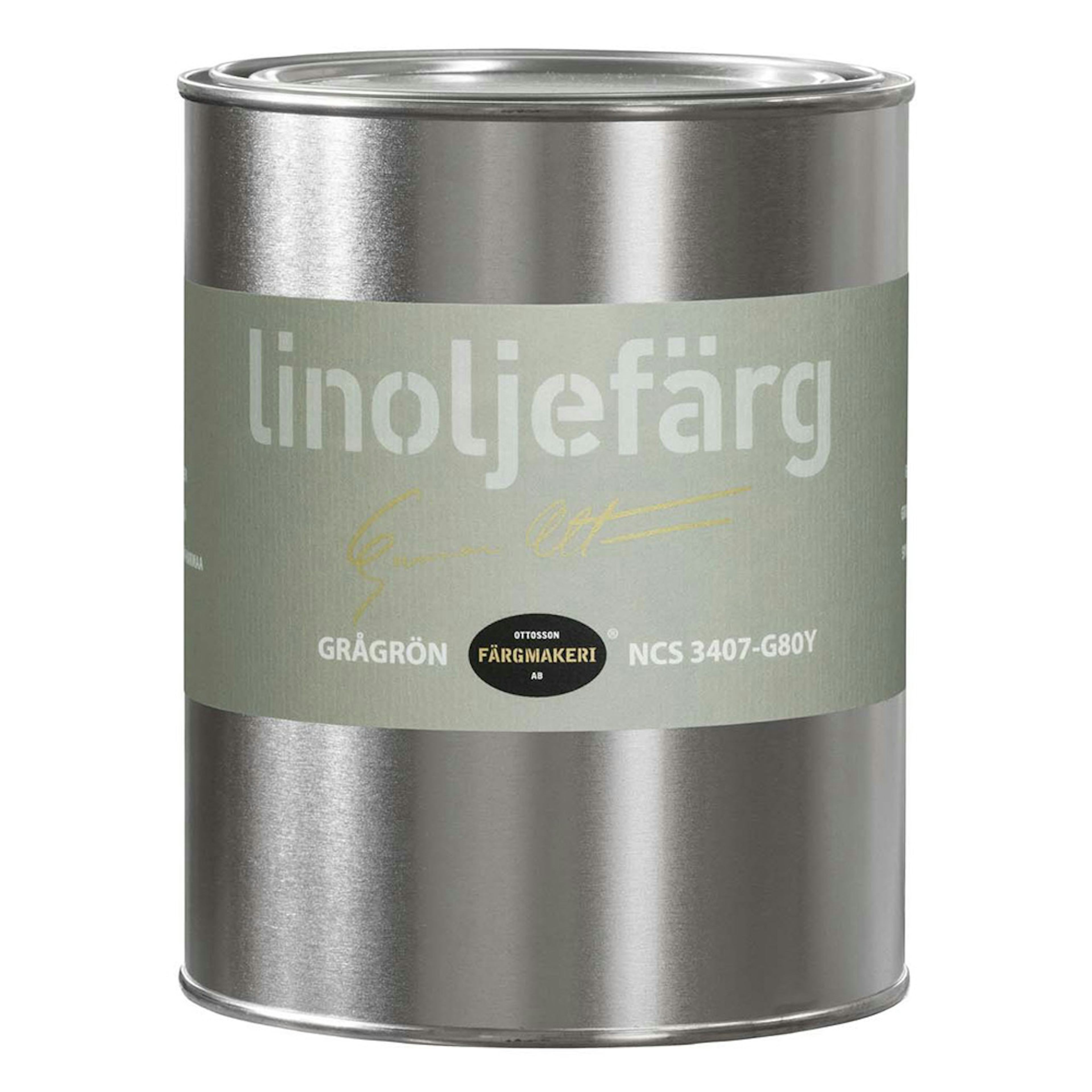 Linoljefärg Ottosson Grågrön