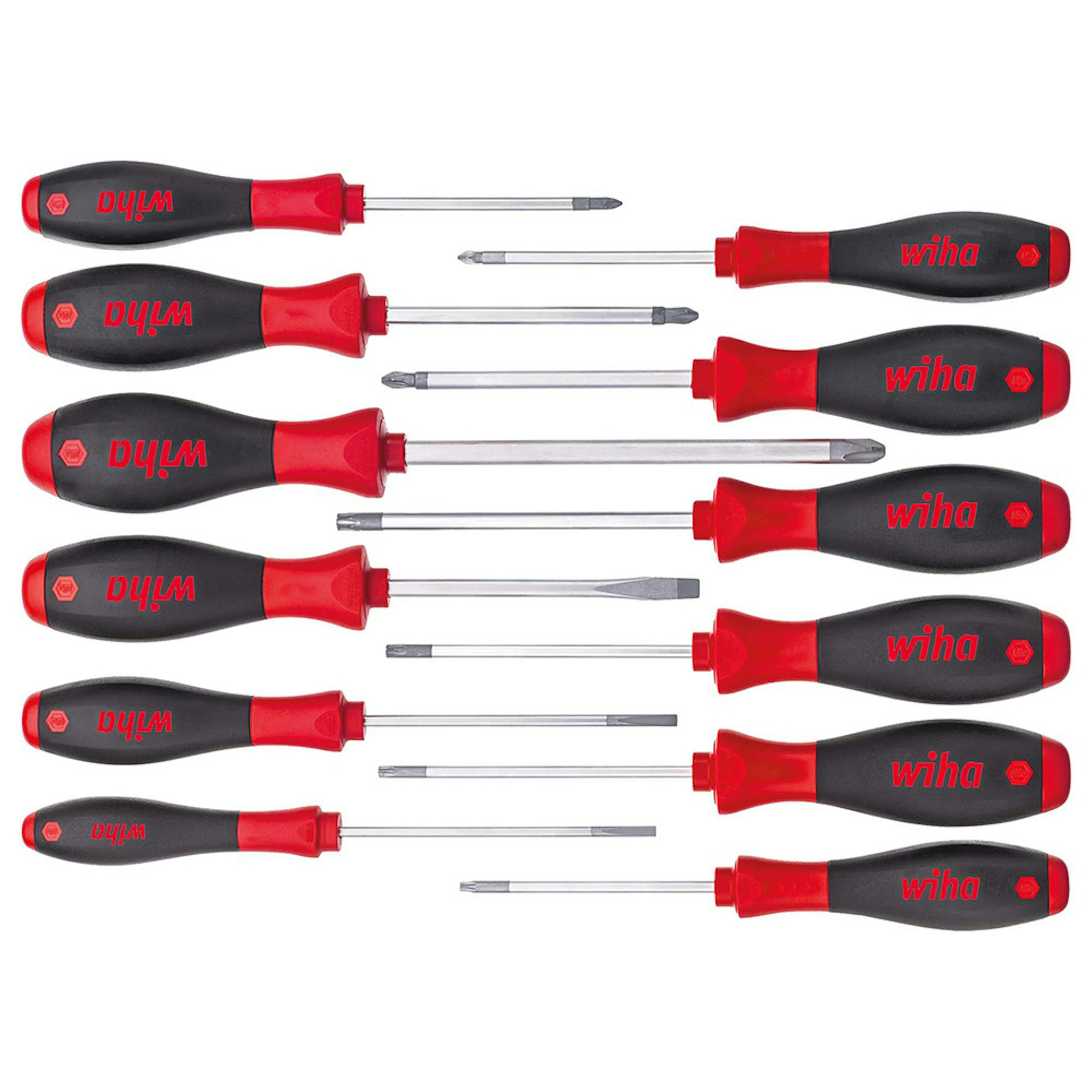 Skruvmejselset Wiha Softfinish 12-Delar