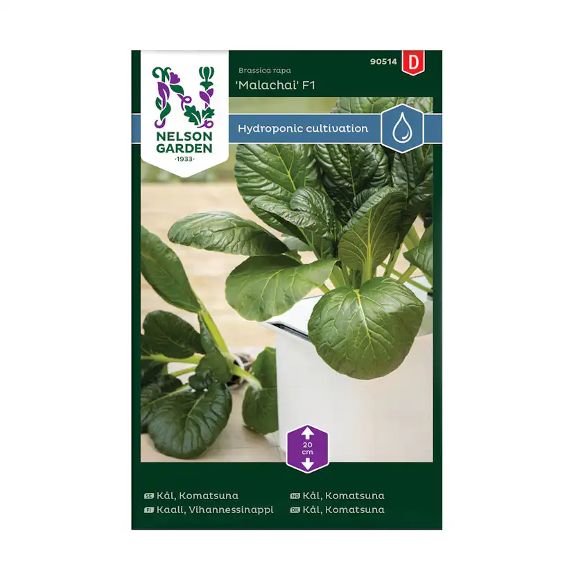 Frö Kål Nelson Garden Komatsuna Malachai F1