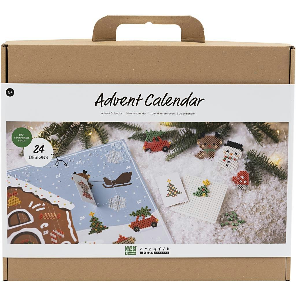 Adventskalender Creativ Company Nabbi BioBeads 24 designer