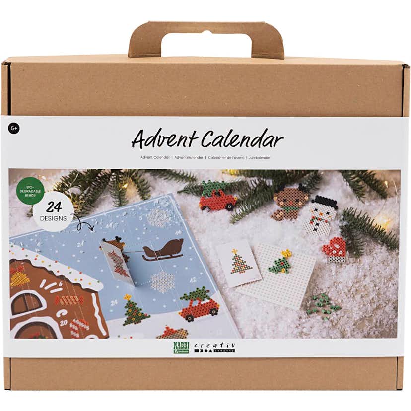 Adventskalender Creativ Company Nabbi BioBeads 24 designer