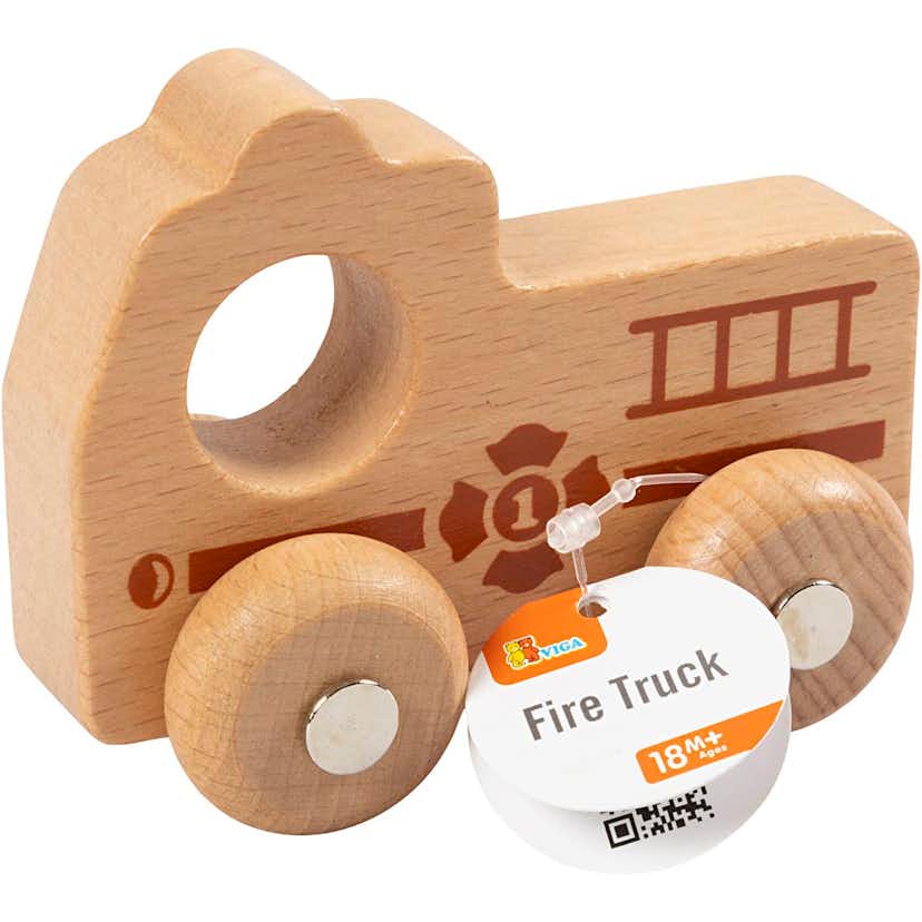 Brandbil Creativ Company VIGA Träbil