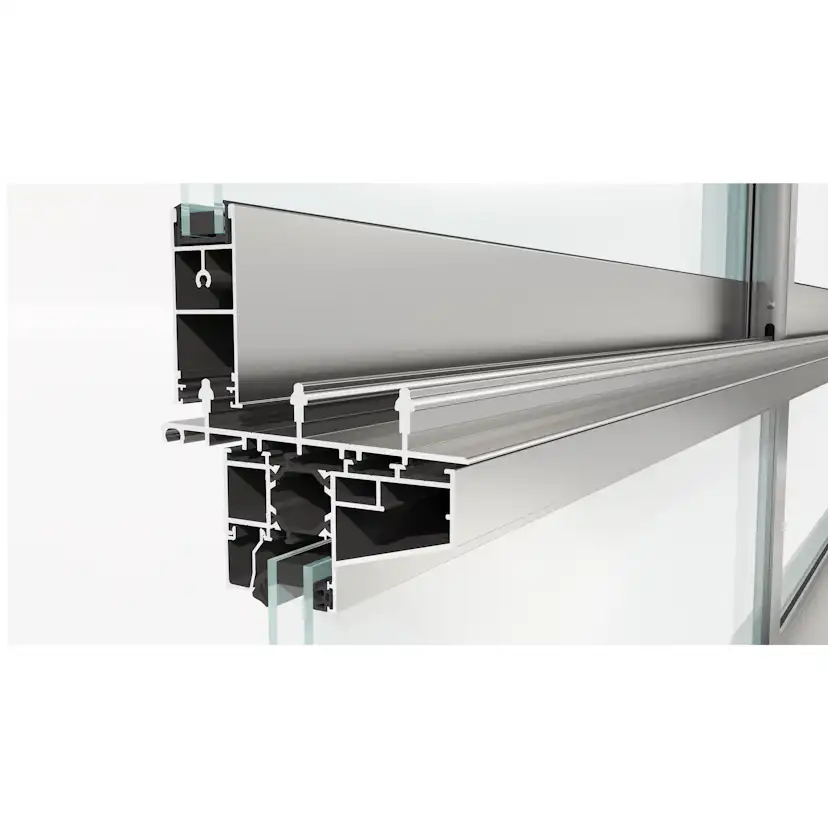 Skjutfönster med fast underdel Landskap Robust Vår och Höst 2-del