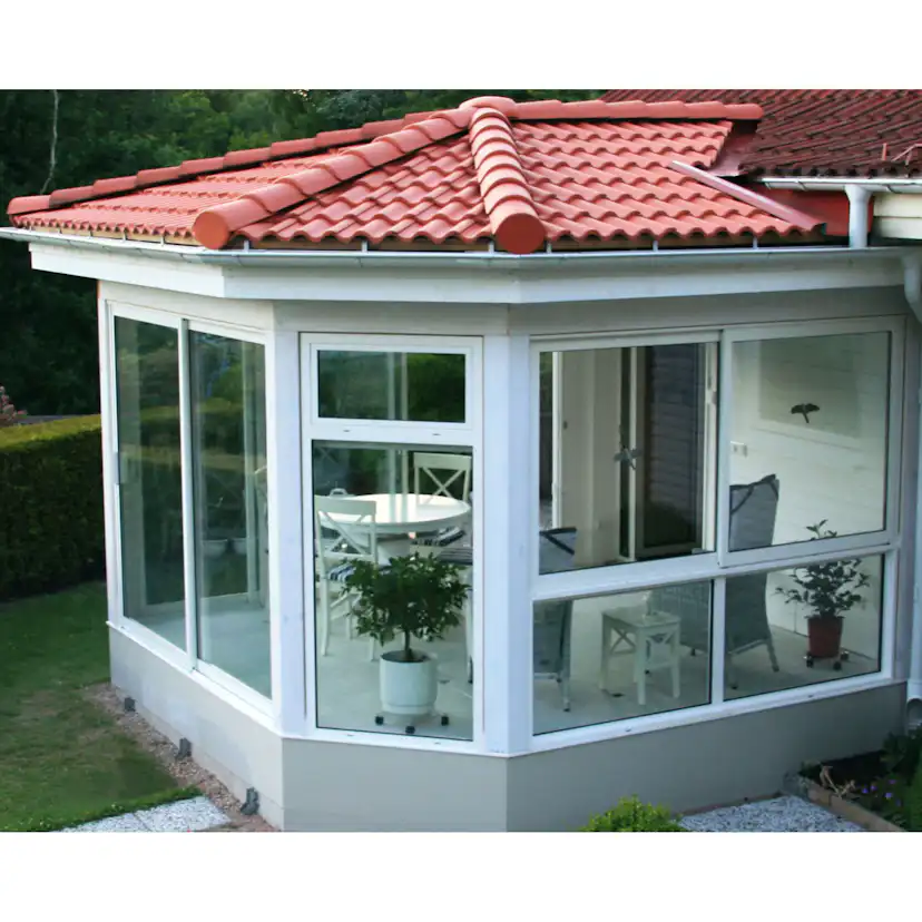 Skjutfönster med fast underdel Landskap Robust Året Runt 2-del