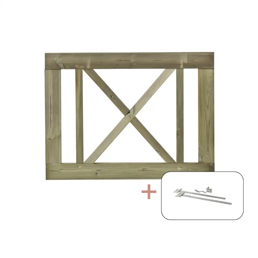 Enkelgrind PLUS Rom inkl. Beslag