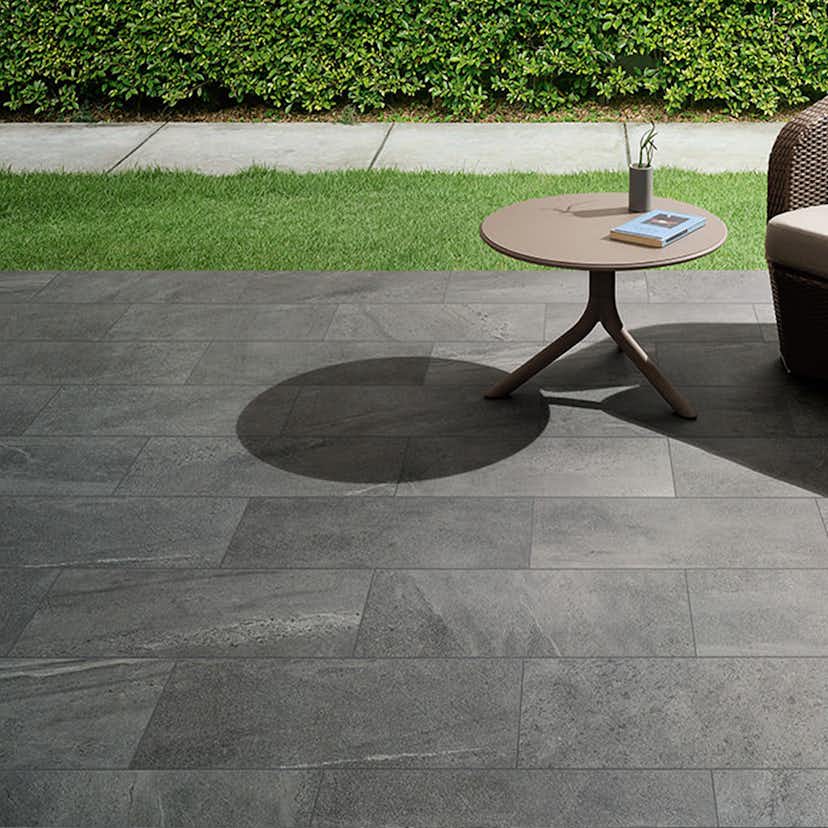 Klinker Coem Ceramiche Brit Stone Mörkgrå Grå 30x60 cm Matt