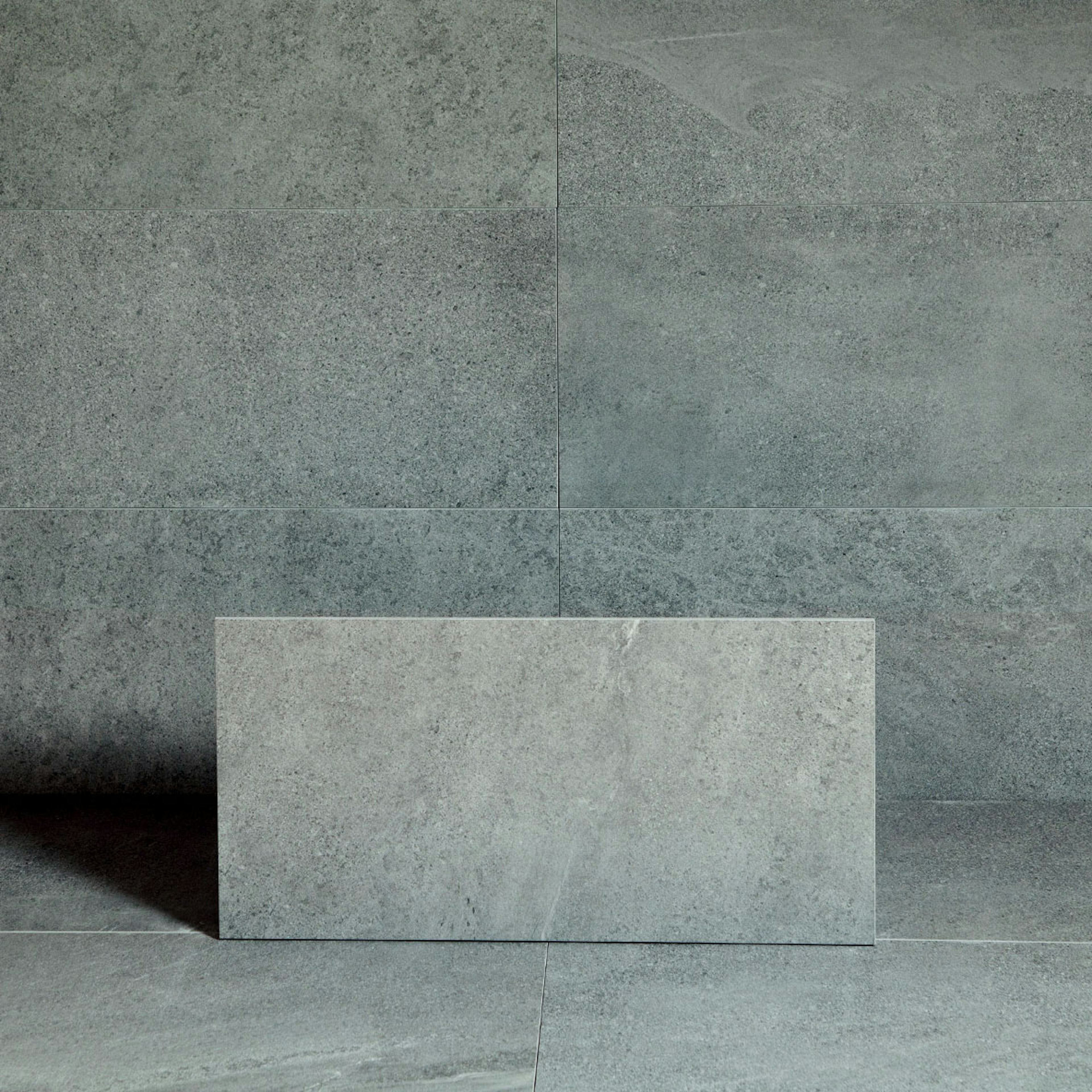 Klinker Coem Ceramiche Brit Stone Mörkgrå Grå 30x60 cm Matt