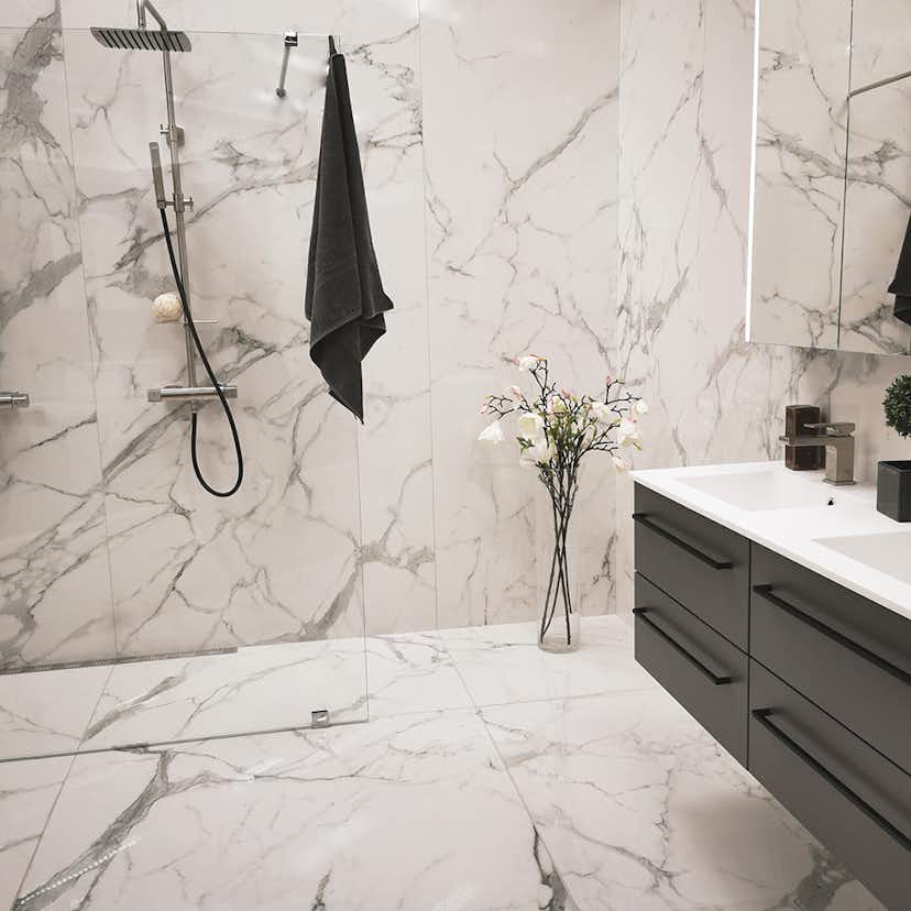 Klinker Ceramiche Keope Elements Lux Calacatta Vit 30x60 cm