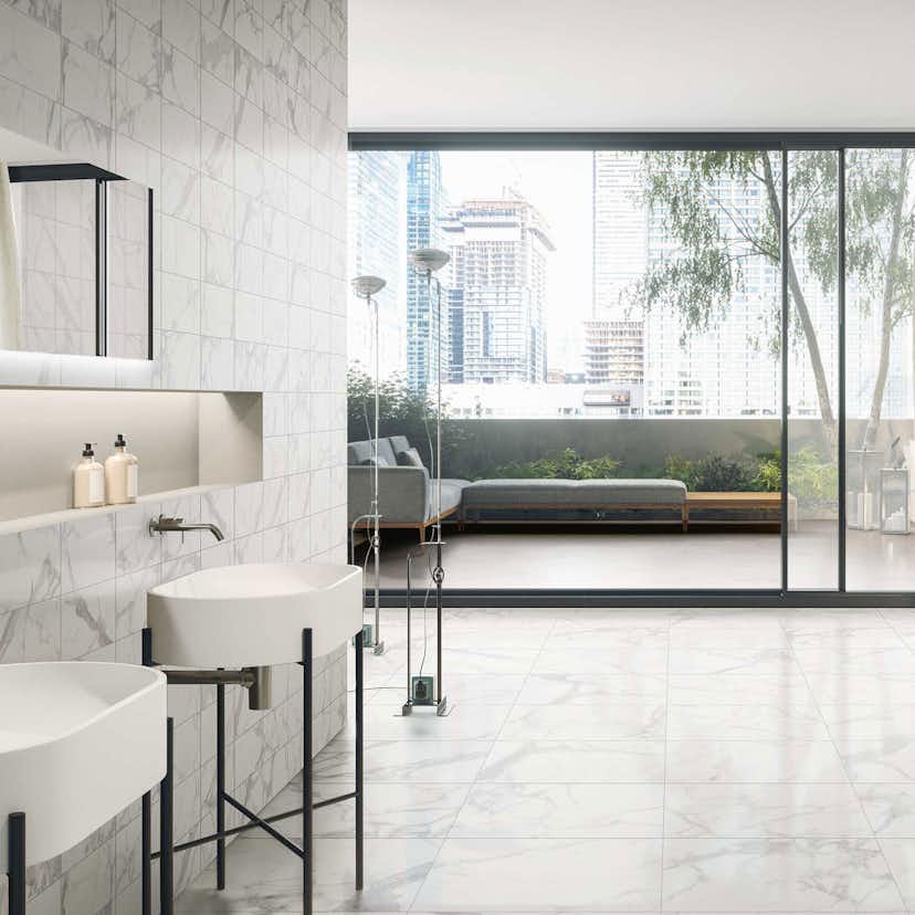 Klinker Ceramiche Keope Elements Lux Calacatta Vit 30x60 cm