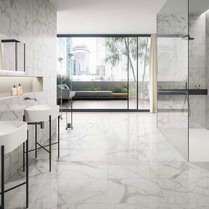 Klinker Ceramiche Keope Elements Lux Calacatta Vit 60x60 cm