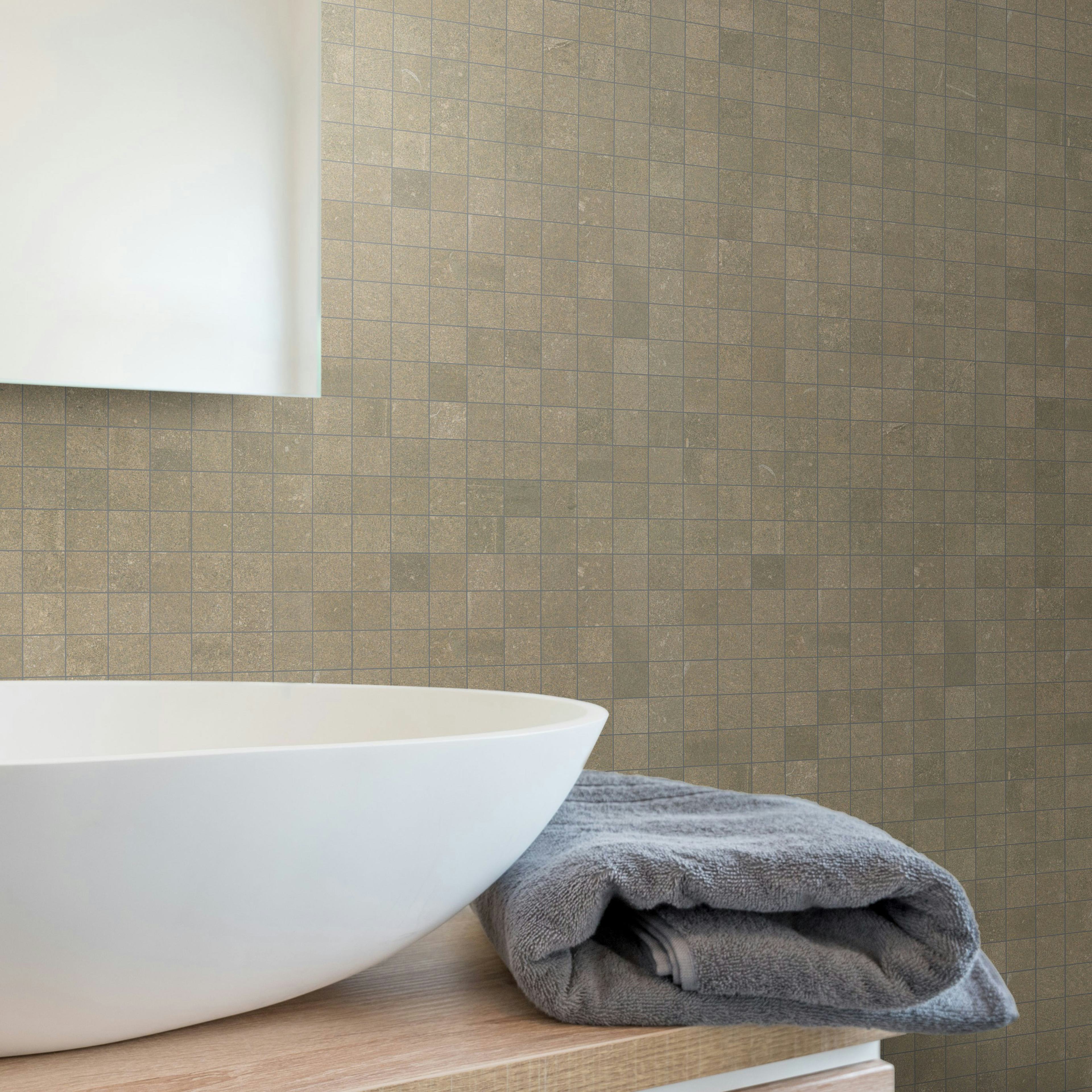 Mosaik Ceramiche Keope Back Brun 3x3 cm