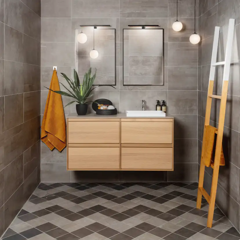 Klinker Marca Corona Stoneone Mörkgrå 15x15 cm