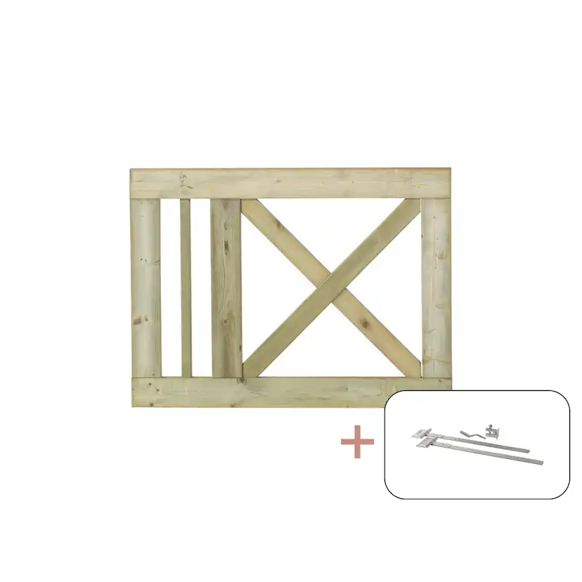 Enkelgrind PLUS Slot inkl. Beslag