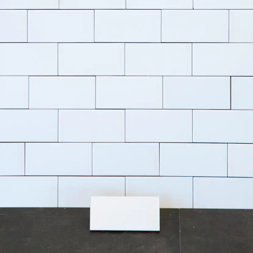 Kakel Arredo Color Blanco Liso Mate Vit 7,5x15 cm