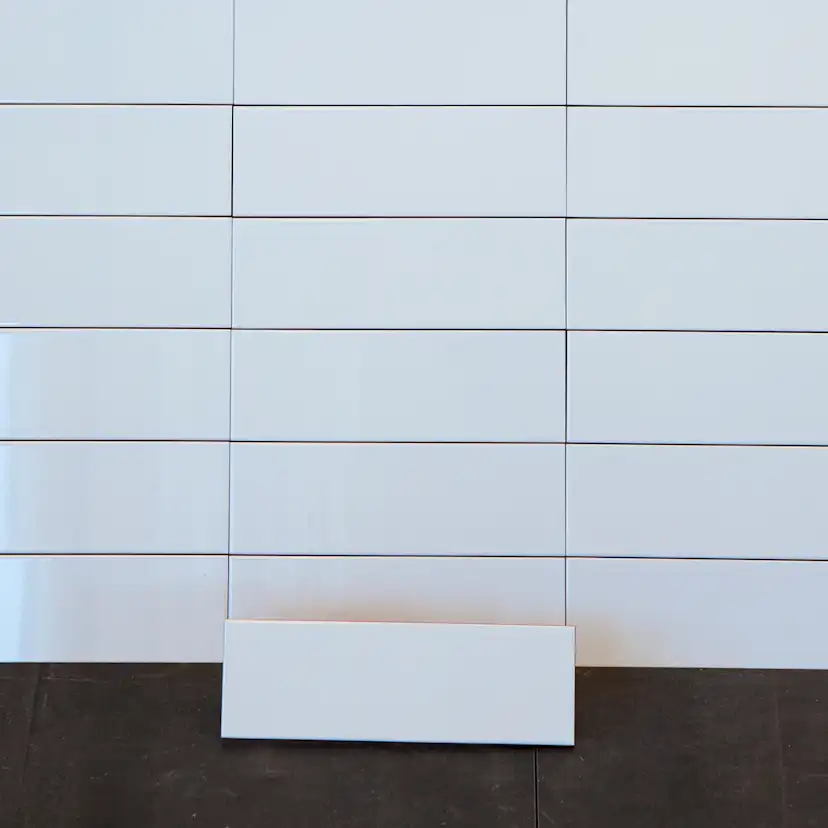 Kakel Arredo Color Pure Vit Blank 10x30 cm