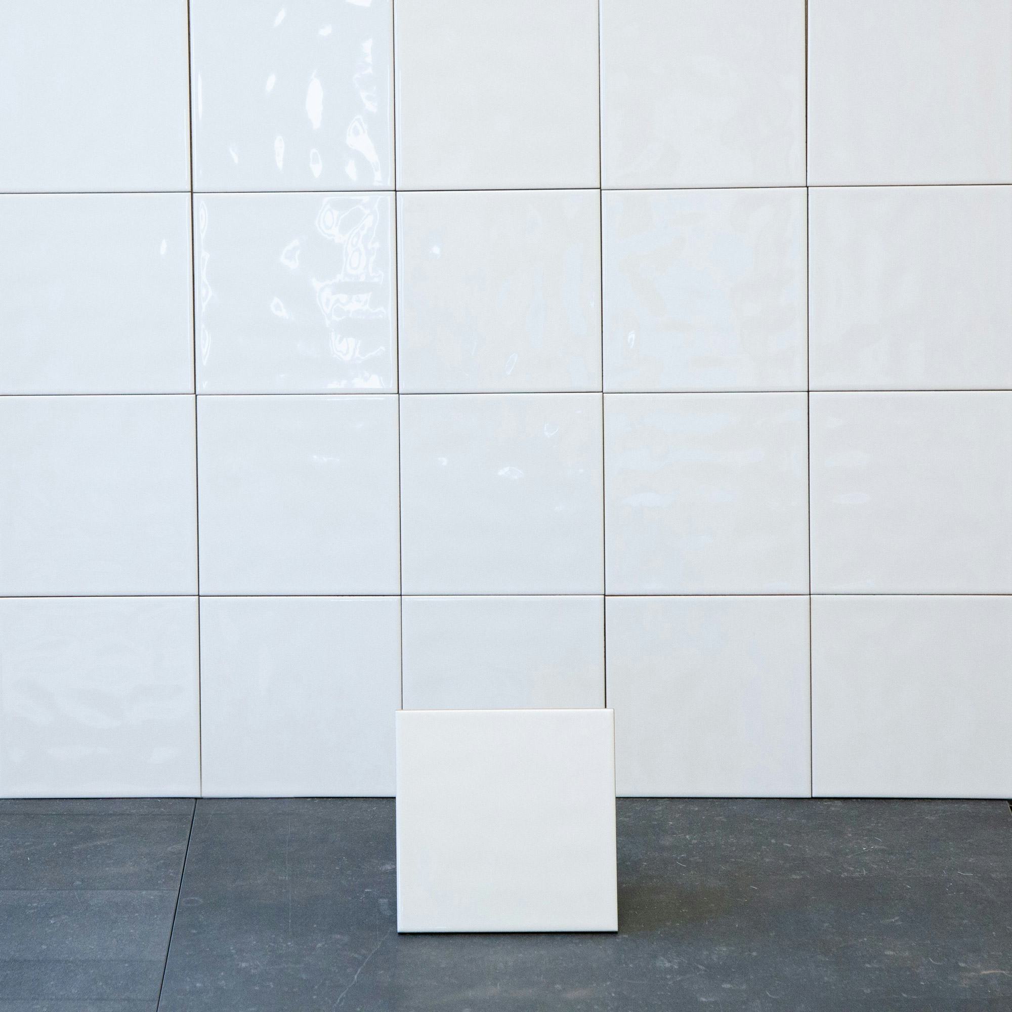 Kakel Arredo Color Vit Vågig Blank 15X15 cm