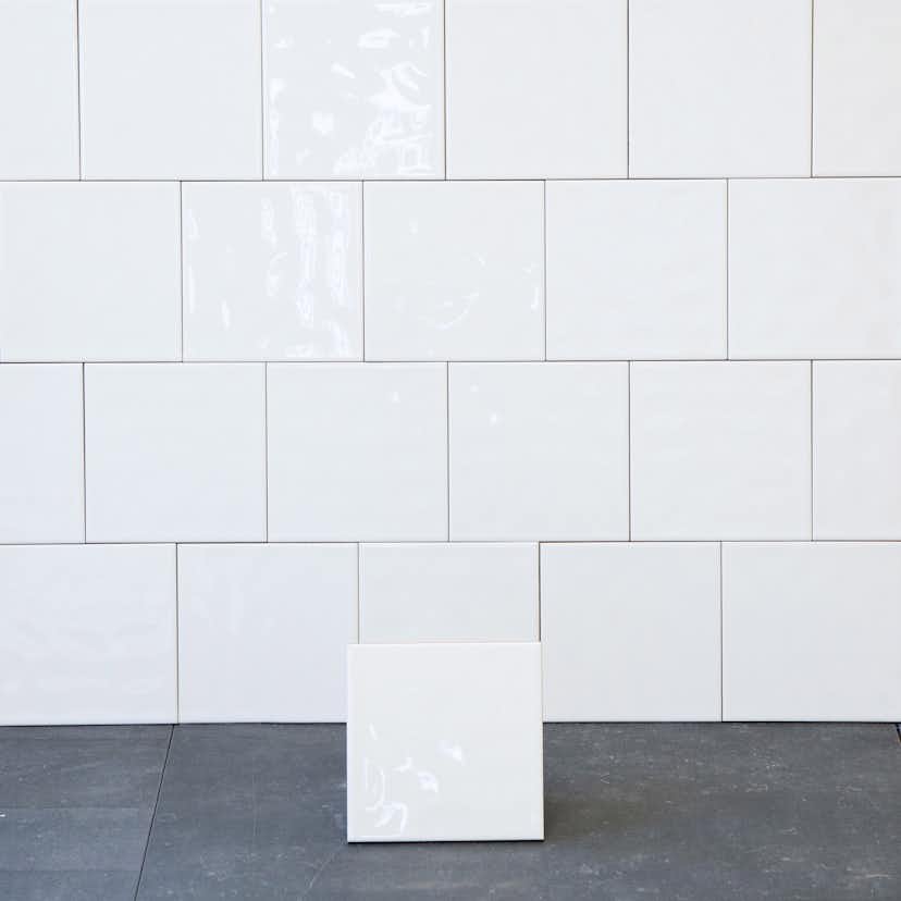 Kakel Arredo Color Vit Vågig Blank 15X15 cm