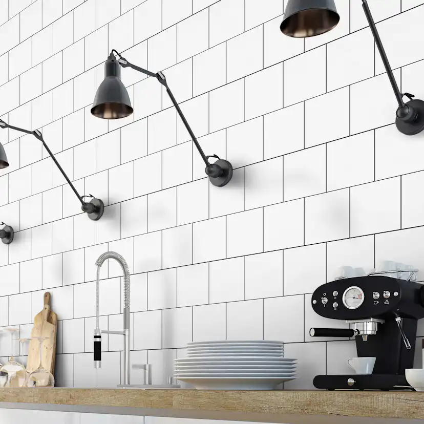 Kakel Arredo Color Vit Blank 15X15 cm