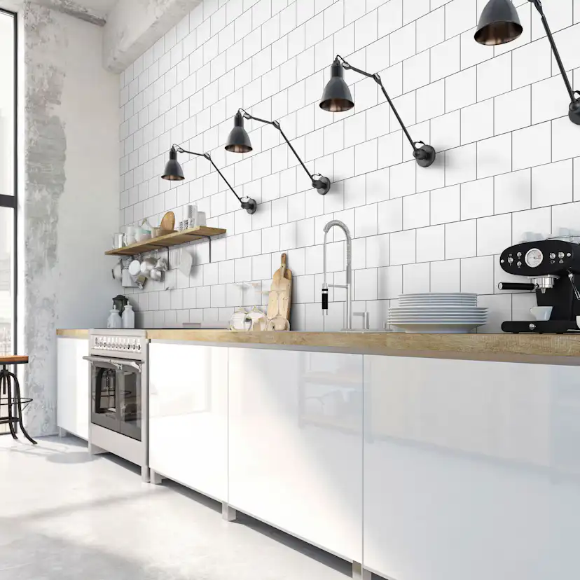 Kakel Arredo Color Vit Blank 15X15 cm