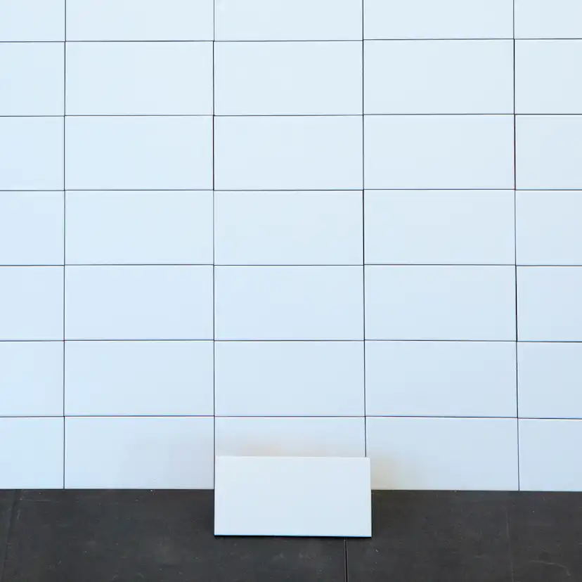 Kakel Color Vit Matt 10x20 cm