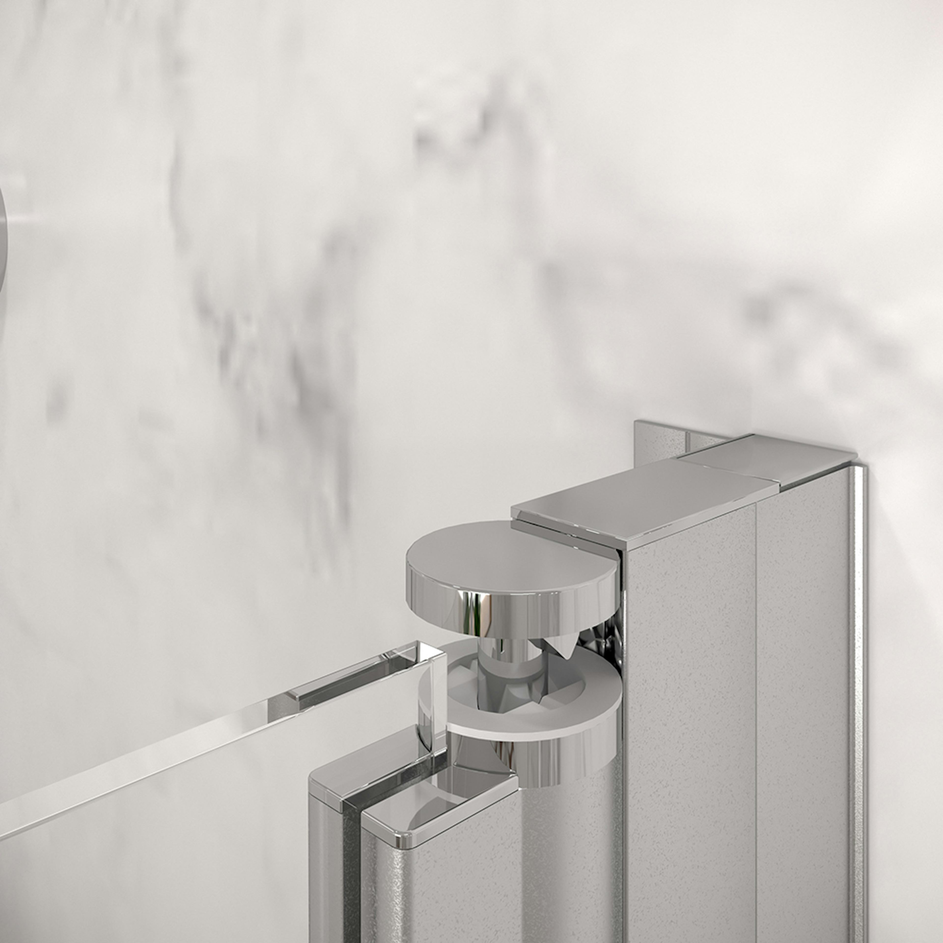 Distansprofil Hietakari för Duschvägg Classic/Infinia Vändbar/Vikbar Svart