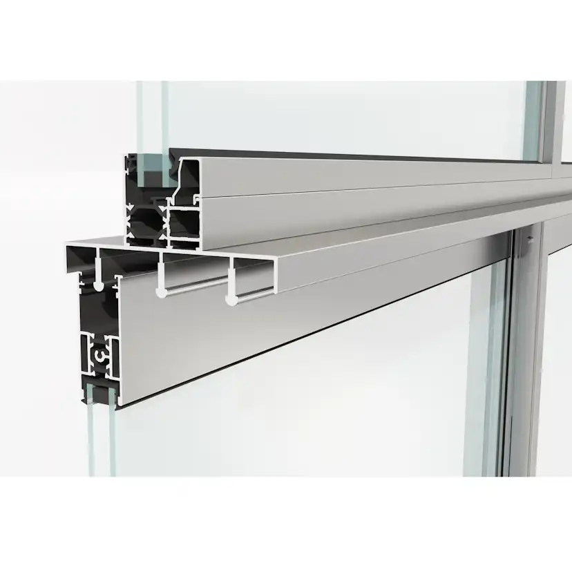 Skjutdörr med Överljus Landskap Robust Året Runt 2-del