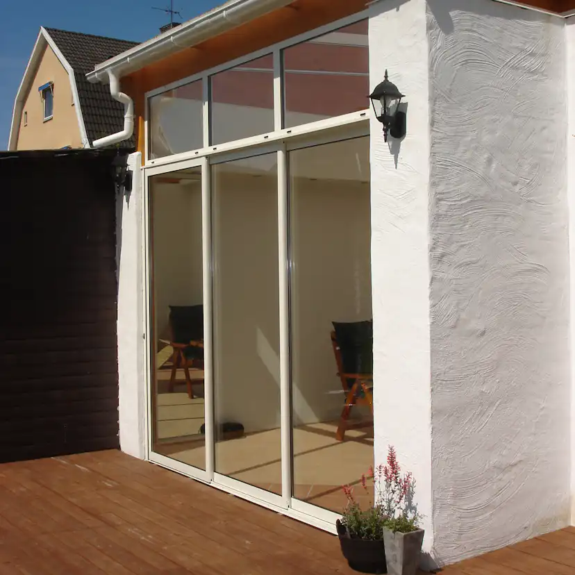 Skjutdörr med Överljus Landskap Robust Året Runt 3-del