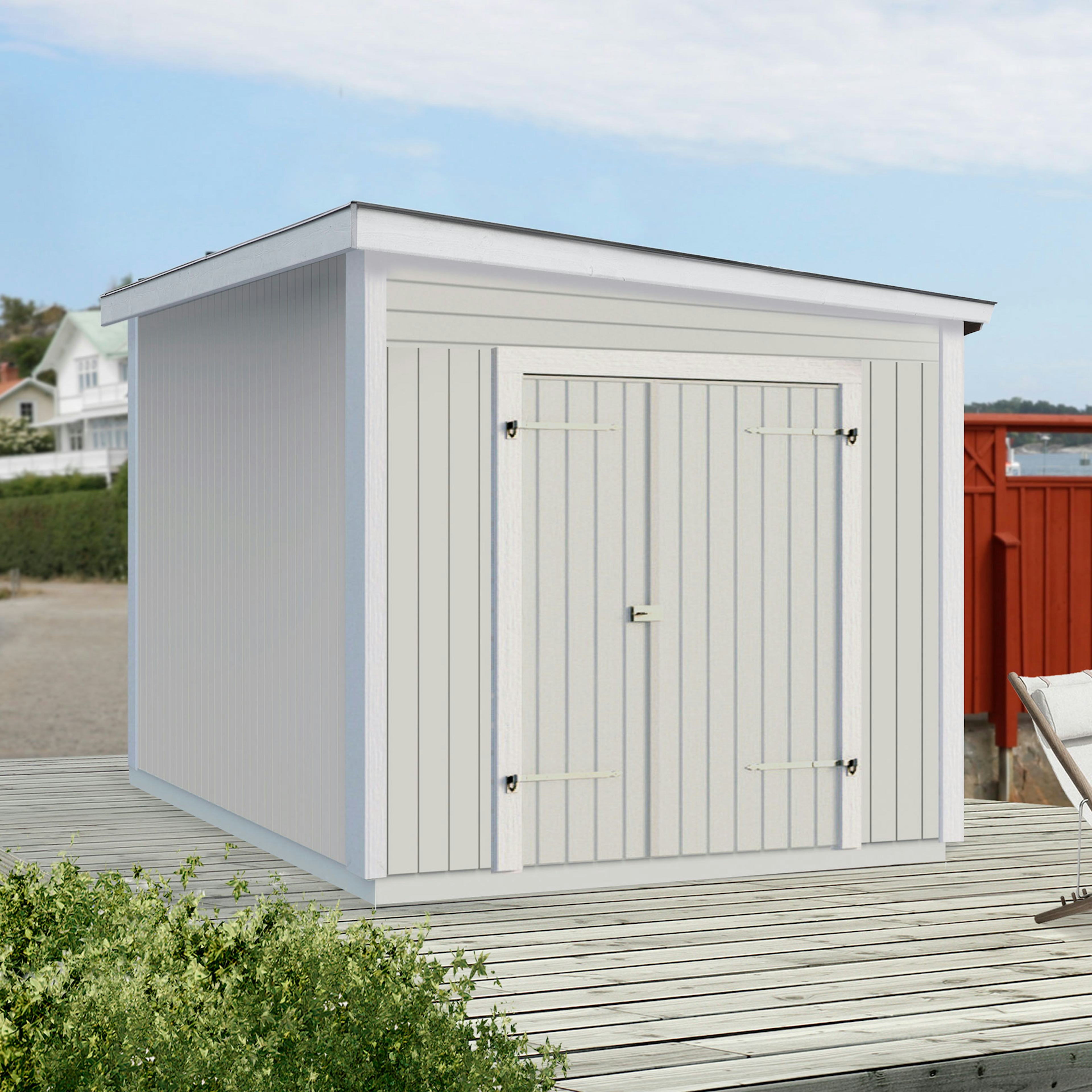 Förråd Vibostugan Jonstorp 7,5 m² Redskapsbod i Trä med Pulpettak